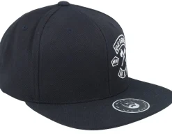 MC Patch Black Snapback - Bearded Man