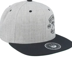 MC Patch Grey/Black Snapback - Bearded Man