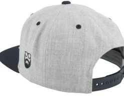 MC Patch Grey/Black Snapback - Bearded Man