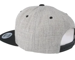 MC Skull Patch Grey/Black Snapback - Born To Ride