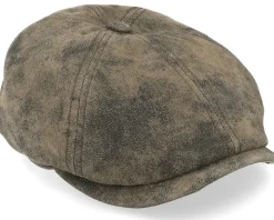 McCook Pigskin Flat Cap - Stetson