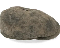 McCook Pigskin Flat Cap - Stetson