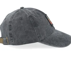 Medieval Painting Patch Washed Black Dad Cap - Iconic