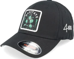 Meditate Anywhere Patch Black Flexfit - 4REAL
