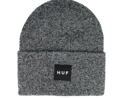 Melange Box Logo Beanie Black Cuff - HUF