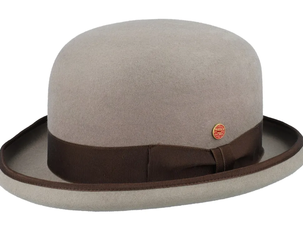Melone Wobra Taupe Bowler - Mayser