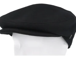 Melton Wool Black Snap Cap - Jaxon & James
