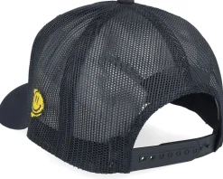 Memphis 3d Script Black A-frame Trucker - Lucid Smile