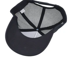 Memphis 3d Script Black A-frame Trucker - Lucid Smile