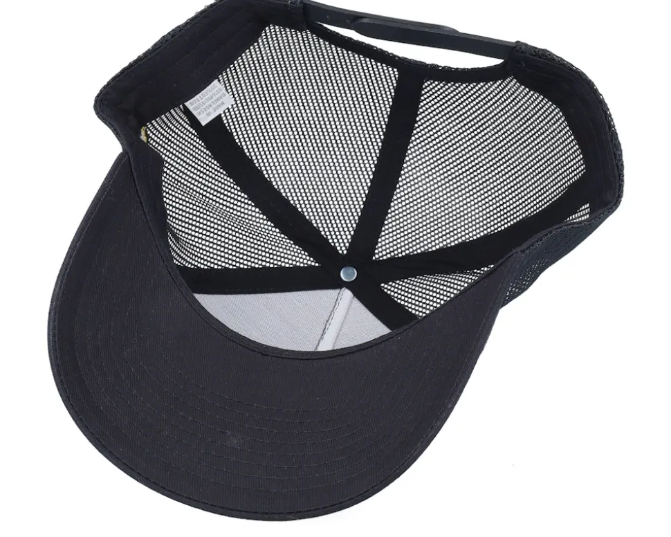 Memphis 3d Script Black A-frame Trucker - Lucid Smile