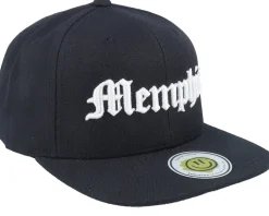 Memphis 3d Script Black Snapback - Lucid Smile