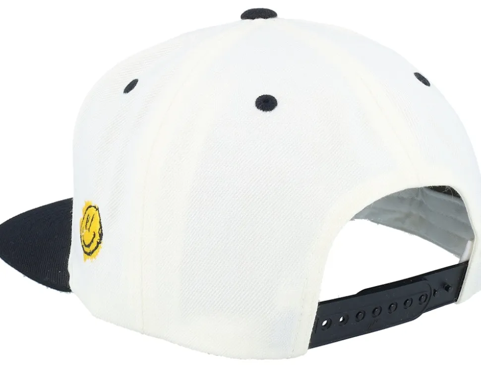 Memphis 3d Script Natural/Black Snapback - Lucid Smile