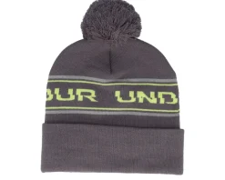 Men's Halftime Beanie Ash Taupe Pom - Under Armour