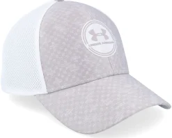 Mens Iso-chill Driver Mesh Gray Matter/Tetra Gray/White Flexfit - Under Armour