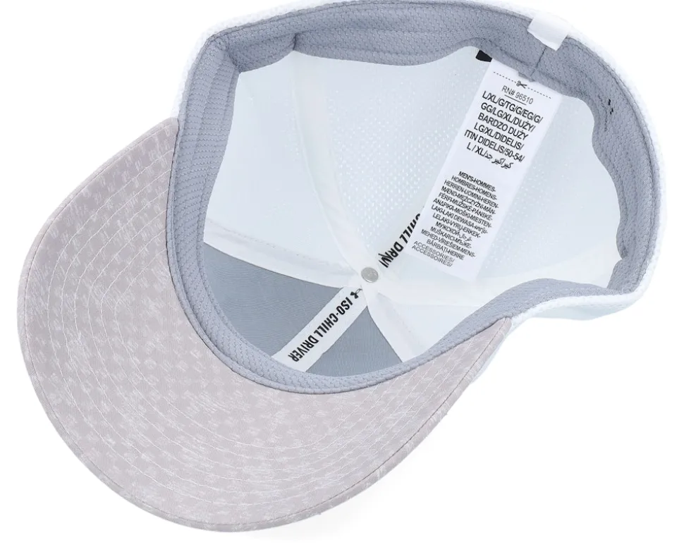 Mens Iso-chill Driver Mesh Gray Matter/Tetra Gray/White Flexfit - Under Armour