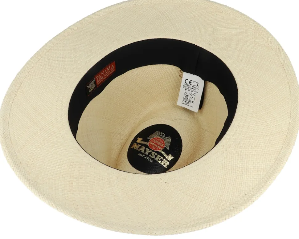 Menton Panama Naturak Straw Hat - Mayser