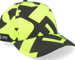 Mercedes Amg F1 24 Hamilton All Over Print Neon Yellow Adjustable - Formula One