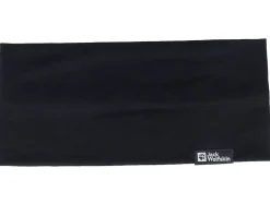 Merino Black Headband - Jack Wolfskin