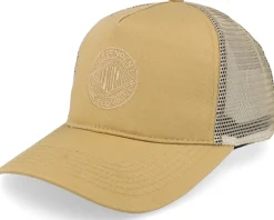 Meshback Clipper Workwear Brown A-Frame Trucker - Independent