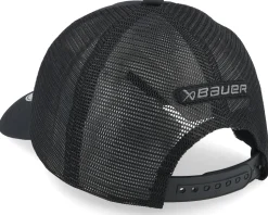 Meshback Hat Sr Black Trucker - Bauer