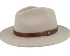 Messer Light Tan Fedora - Brixton