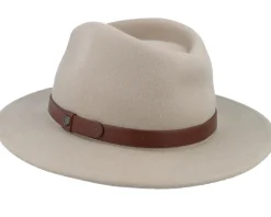 Messer Light Tan Fedora - Brixton