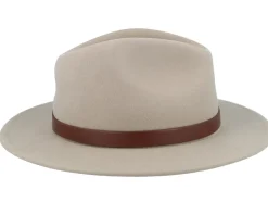 Messer Light Tan Fedora - Brixton