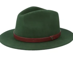 Messer Moss Green Fedora - Brixton