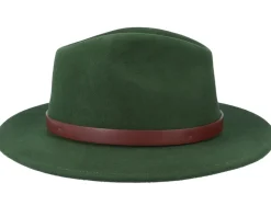 Messer Moss Green Fedora - Brixton