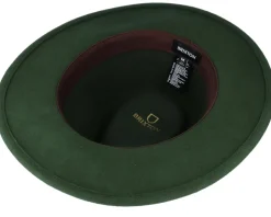 Messer Moss Green Fedora - Brixton