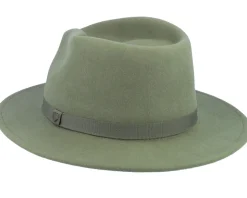 Messer Packable Olive Surplus Fedora - Brixton