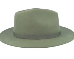 Messer Packable Olive Surplus Fedora - Brixton