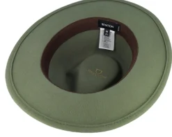 Messer Packable Olive Surplus Fedora - Brixton