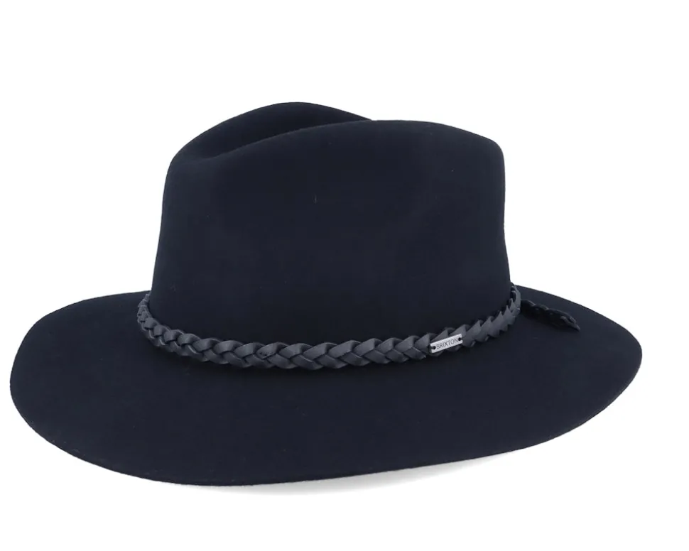 Messer Western Black Fedora - Brixton