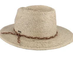 Messer Western Fedora Sand Straw Hat - Brixton