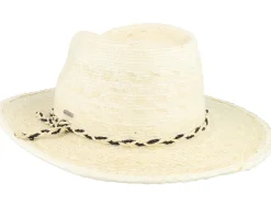 Messer Western Straw Natural Fedora - Brixton