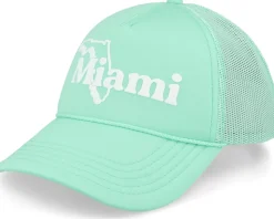 Miami Foamy Valin Seafoam Trucker - American Needle