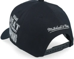 Miami Heat Beautiful Chaos Pro Cap Hwc Black Adjustable - Mitchell & Ness