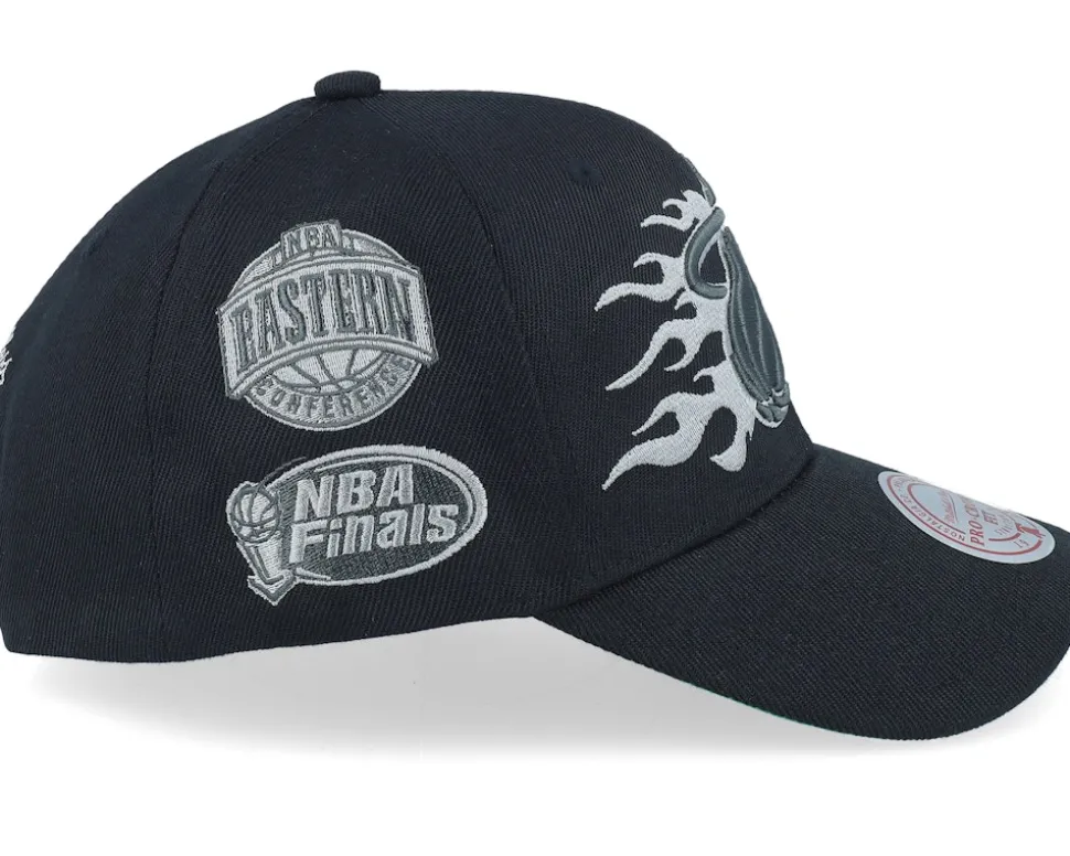 Miami Heat Beautiful Chaos Pro Cap Hwc Black Adjustable - Mitchell & Ness