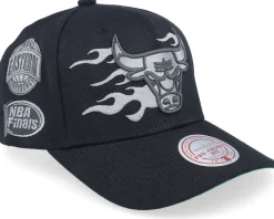 Miami Heat Beautiful Chaos Pro Cap Hwc Black Adjustable - Mitchell & Ness