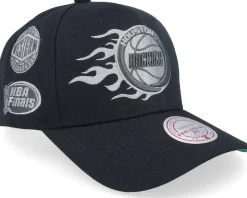 Miami Heat Beautiful Chaos Pro Cap Hwc Black Adjustable - Mitchell & Ness