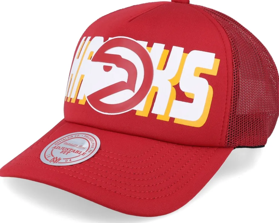 Miami Heat Billboard Hwc Black Trucker - Mitchell & Ness