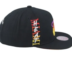 Miami Heat High Grade Black Snapback - Mitchell & Ness