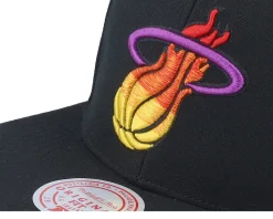 Miami Heat High Grade Black Snapback - Mitchell & Ness