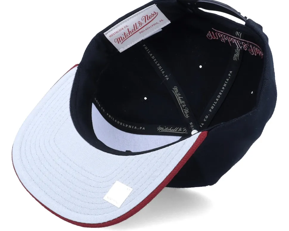 Miami Heat Team 2 Tone 2.0 Black/Red Snapback - Mitchell & Ness