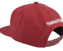 Miami Heat Team Ground 2.0 Maroon Snapback - Mitchell & Ness