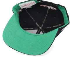 Miami Heat Triple Play Black Snapback - Mitchell & Ness