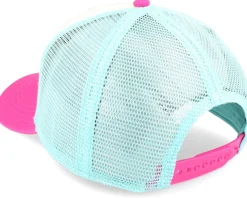 Miami Sinclair Ivory/Seafoam/Hot Pink Trucker - American Needle