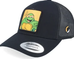 Michelangelo Box Black A-Frame Trucker - TMNT