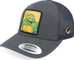 Michelangelo Box Black A-Frame Trucker - TMNT
